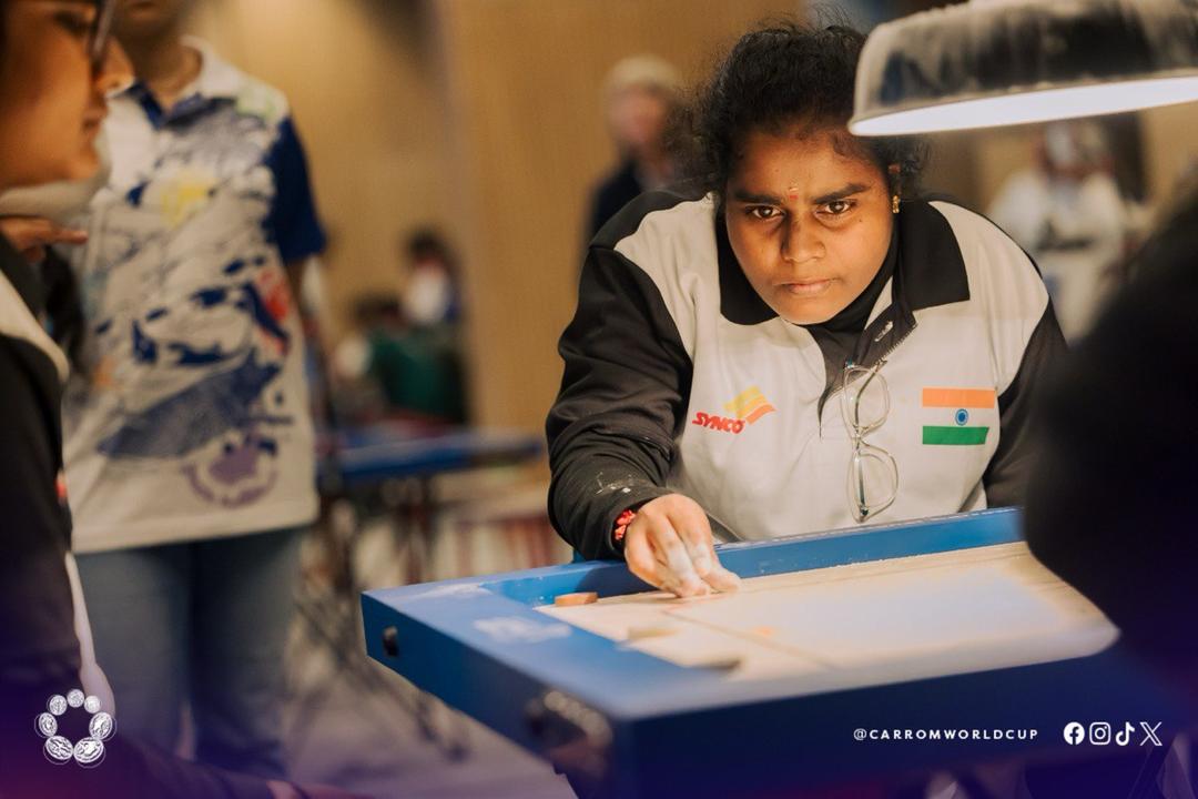 ކެރަމް ވޯލްޑް ކަޕް: އަންހެން ޑަބަލްސް އިވެންޓްގެ ޗެމްޕިއަންކަން އިންޑިއާގެ ޕެއާ އަށް