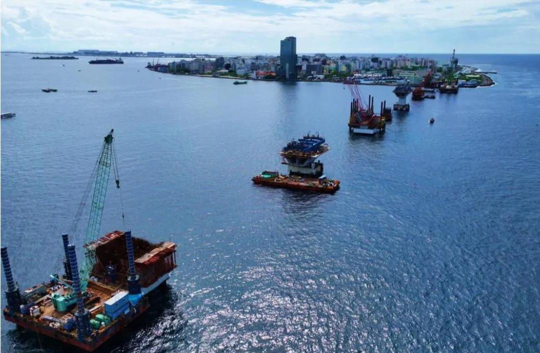 ތިލަމާލެ ބްރިޖްގެ މަޝްރޫއުގެ 67.4 އިންސައްތަ މަސައްކަތް ނިމިއްޖެ