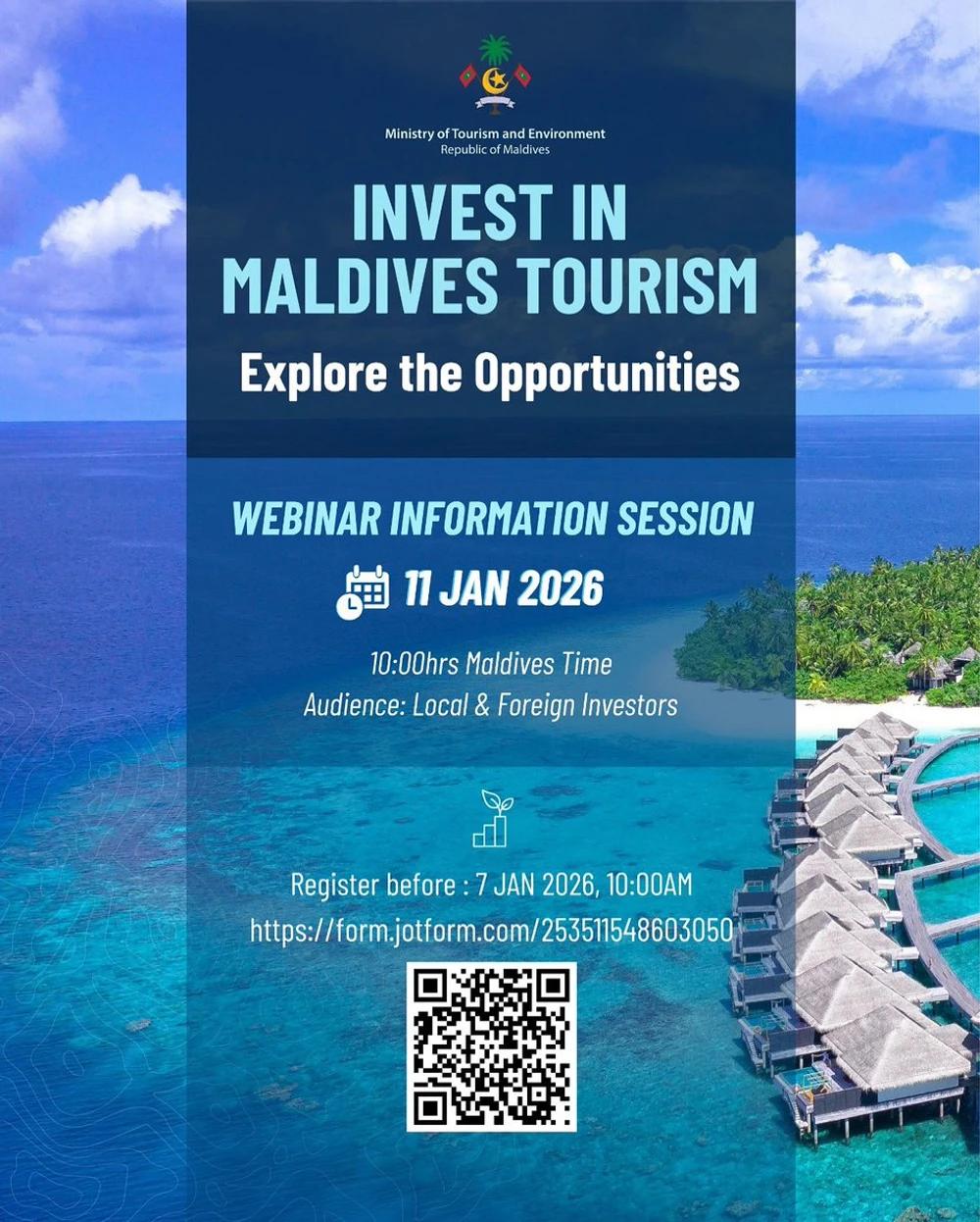 ރާއްޖޭގެ ފަތުރުވެރިކަމުގެ ދާއިރާގައި އިންވެސްޓްކުރުމުގެ ފުރުސަތުތައް ފާހަގަކުރުމަށް ވެބިނާރެއް ބާއްވަނީ