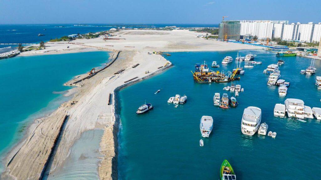 ހުޅުމާލެ ފޭސް ތިނެއްގެ 55 ހެކްޓަރު ބިން ހިއްކައި ނިންމާލައިފި