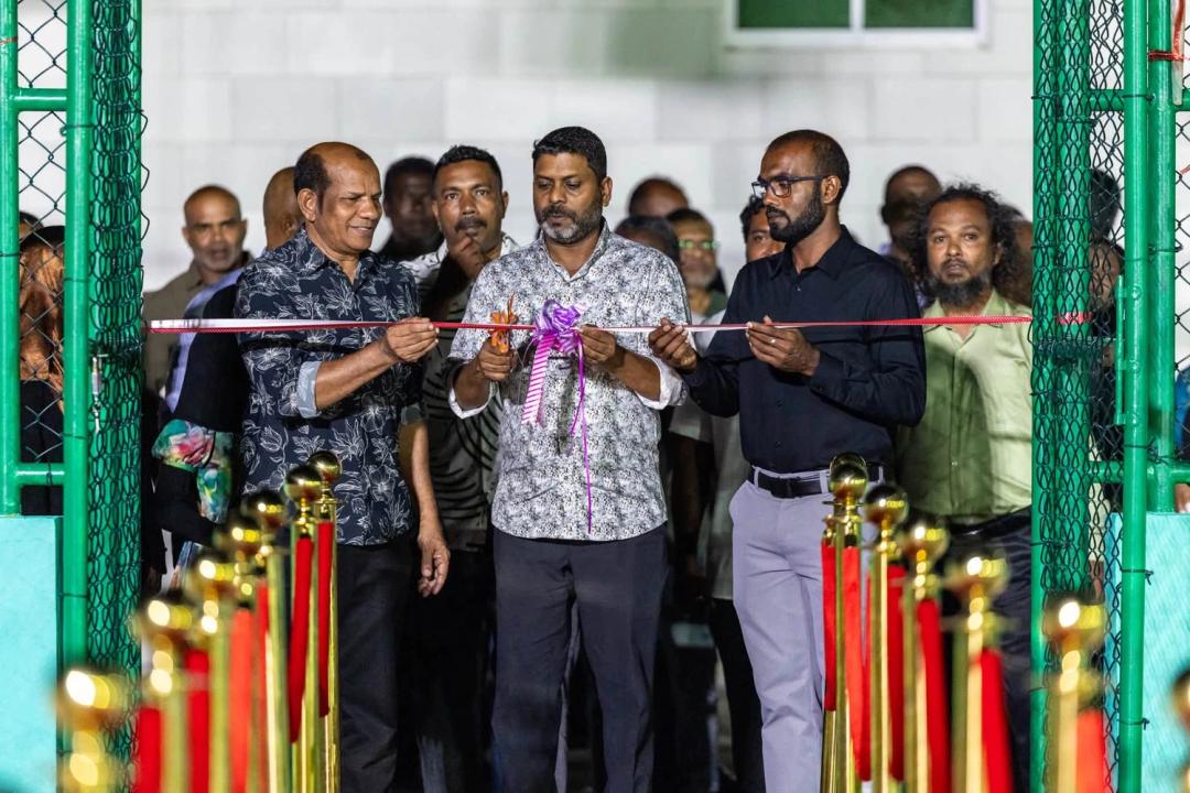ދިއްދޫ އައުޓްޑޯރ ވޮލީ ކޯޓް ހުޅުވައިފި 