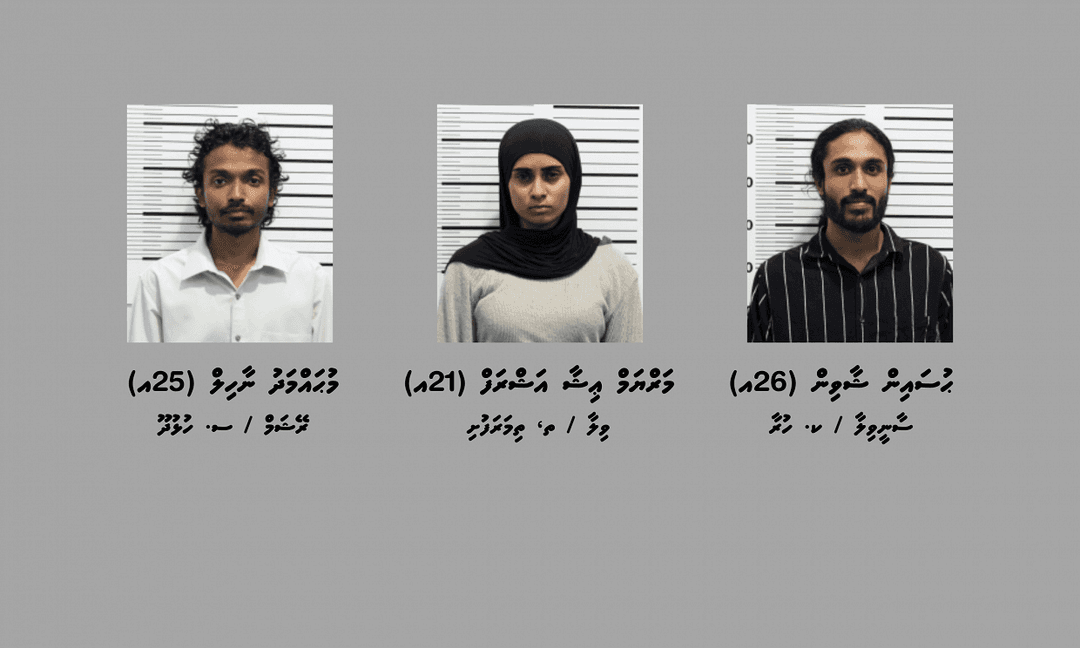 މަަސްތުވާތަކެއްޗާއި ވޭޕާއެކު މާލެއިން ހައްޔަރުކުރި 3 ޒުވާނުންގެ ބަންދަށް އިތުރު 10 ދުވަސް ޖަހައިފި