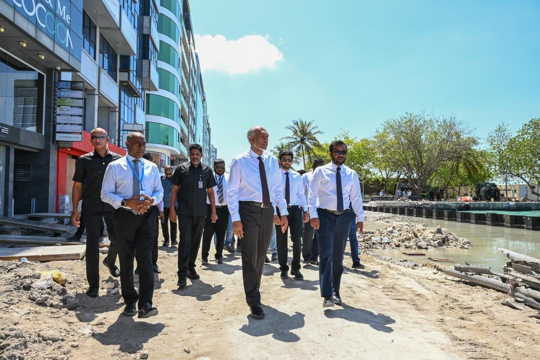 ބޮޑުތަކުރުފާނު މަގު ތަރައްޤީކުރުމުގެ މަސައްކަތް ރައީސް ބައްލަވާލައްވައިފި