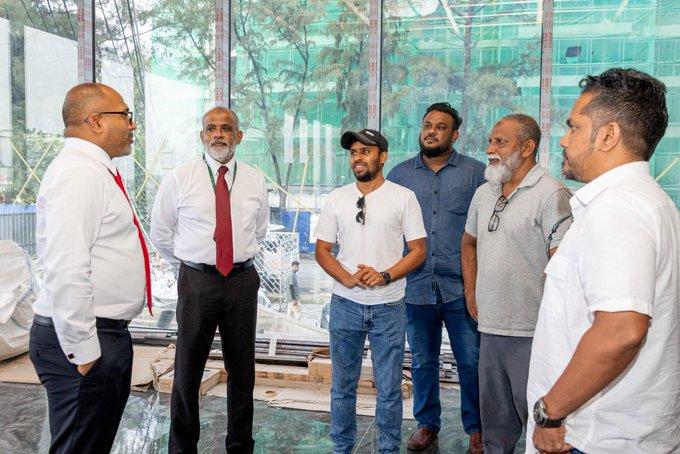 މީޑިއާ ވިލެޖުގެ މަސައްކަތްތައް ވަޒީރު އިޙްސާން ބައްލަވައިލައްވައިފި