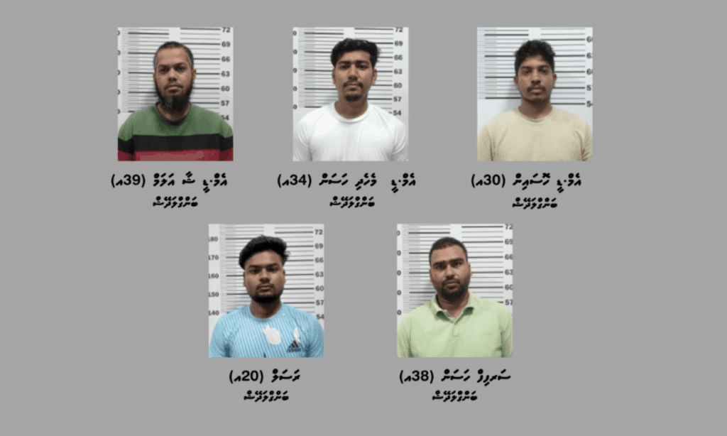 މީހަކު ރަހީނުކުރިކަމުގެ ތުހުމަތުކުރެވޭ ހަތަރު ބިދޭސީއަކު ޝަރީއަތް ނިމެންދެން ބަންދުކޮށްފި