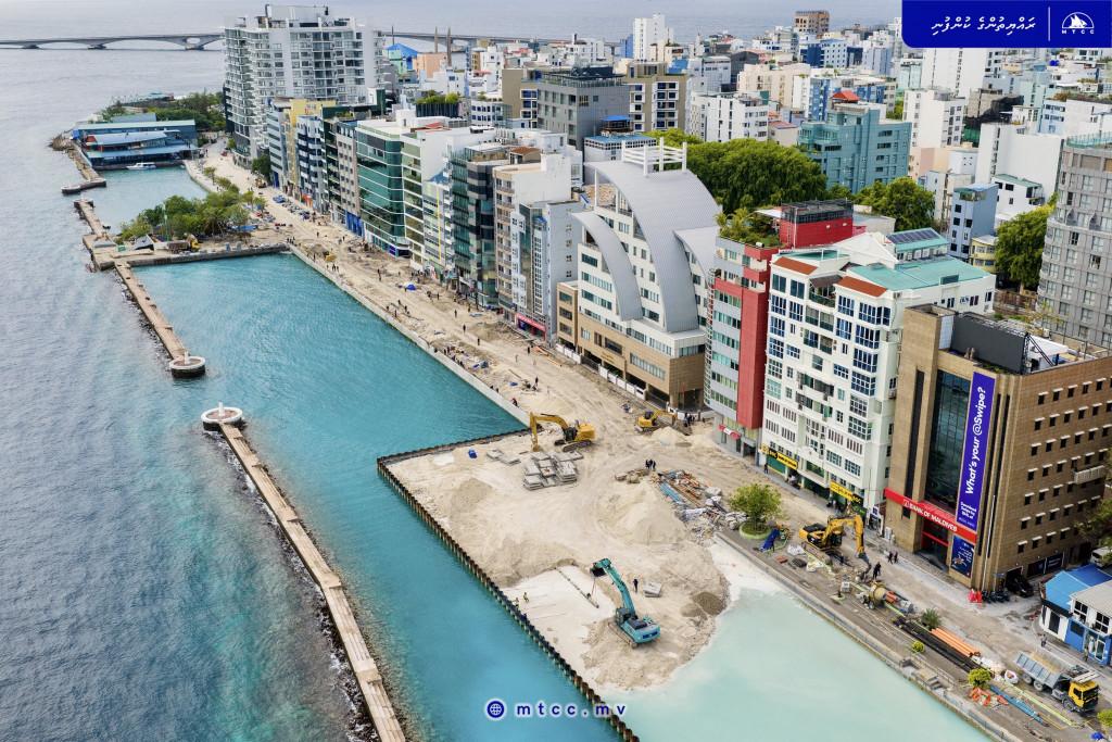 ބޮޑުތަކުރުފާނުމަގުގެ ތިން ސެގްމެންޓެއްގައި 400 މީޓަރު ޝީޓްޕައިލް ކޮށްފި