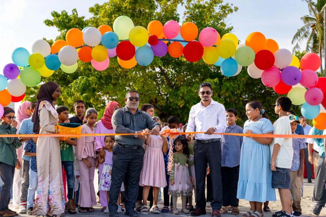 ވެލިދޫގައި ތަރައްޤީކުރި ކުޑަކުދިންގެ ޕާކު ހުޅުވައިފި
