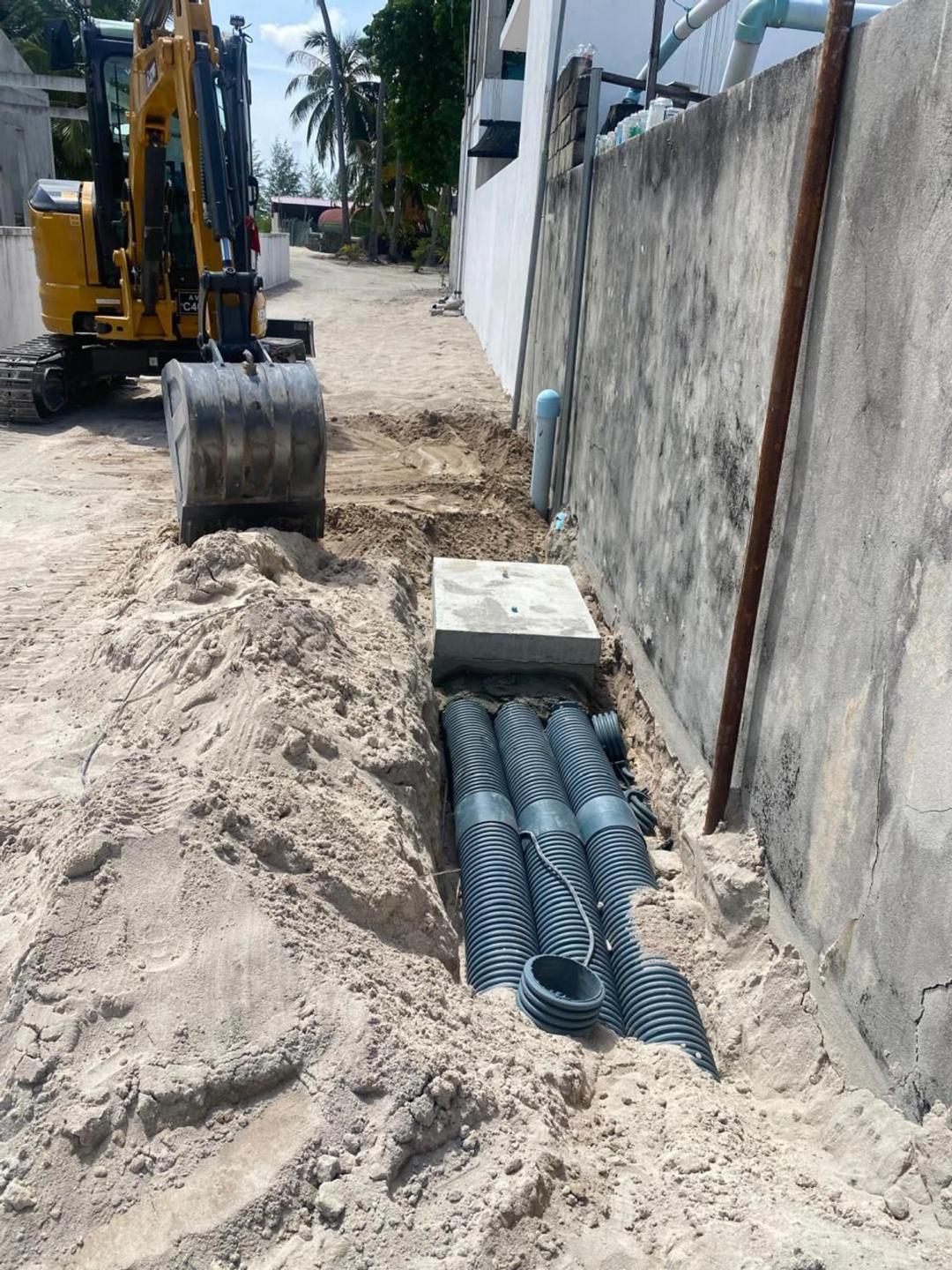 ގުރައިދޫ މަގުގެ މަޝްރޫއުގެ 15 އިންސައްތަ މަސައްކަތް ނިމިއްޖެ
