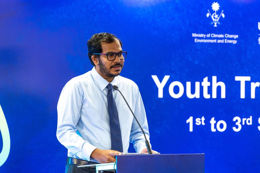 މޫސުމީ ބަދަލުތަކާ ދެކޮޅަށް ކުރާ މަސައްކަތުގައި ޒުވާނުންގެ ދައުރު މުހިންމު: ސްޓޭޓް މިނިސްޓަރ މިމްރާހު