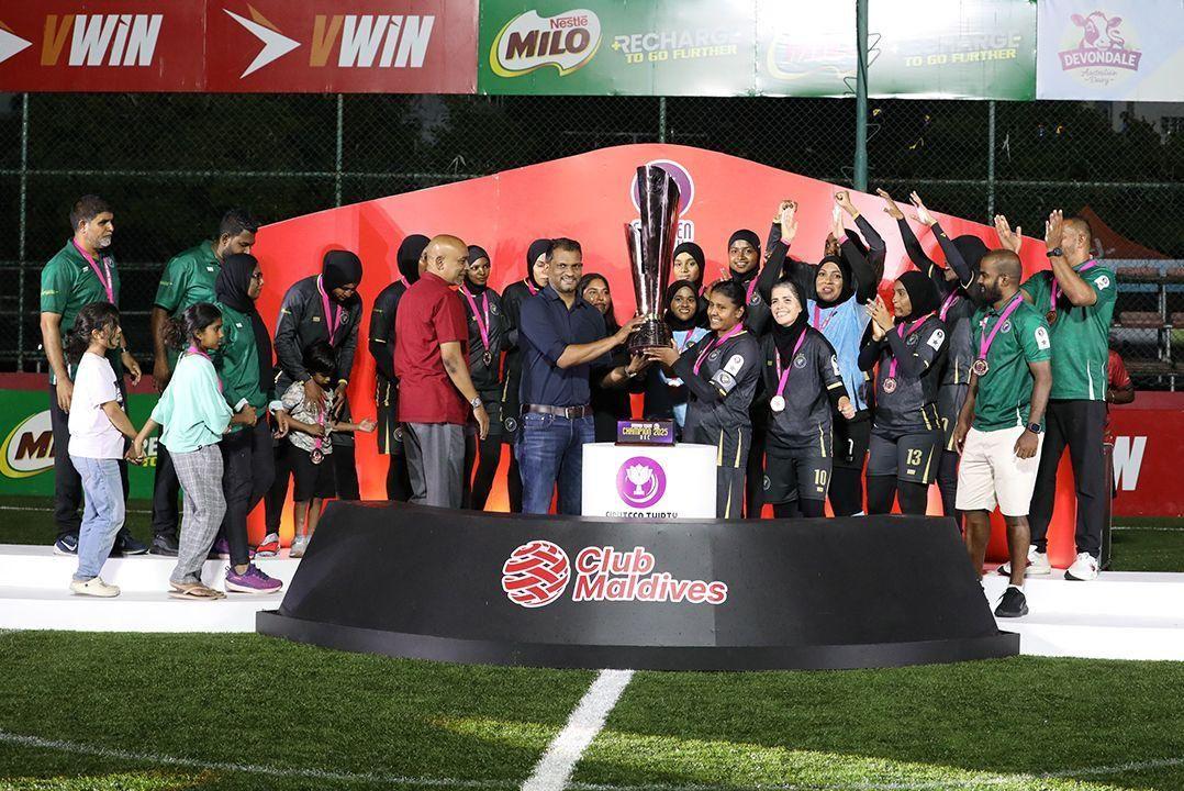 ކްލަބް މޯލްޑިވްސް ކަޕް '18/30' - 2025ގެ ޗެމްޕިއަންކަން ދިވެހި ސިފައިންގެ ކުލަބުން ހޯދައިފި