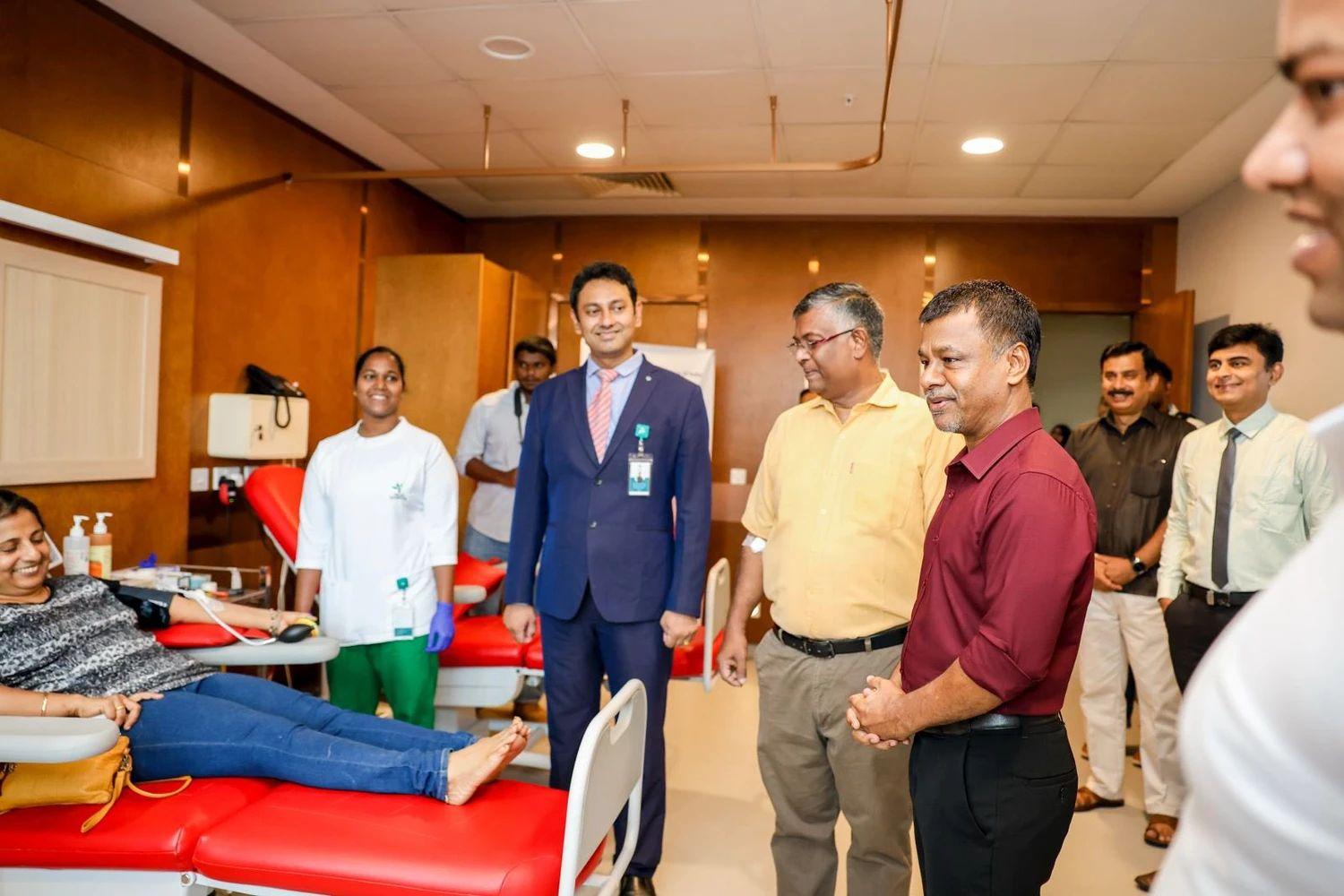 ޓްރީ ޓޮޕް ހޮސްޕިޓަލުގައި ލޭ ހަދިޔާ ކުރުމުގެ ކޭމްޕެއް ބާއްވައިފި