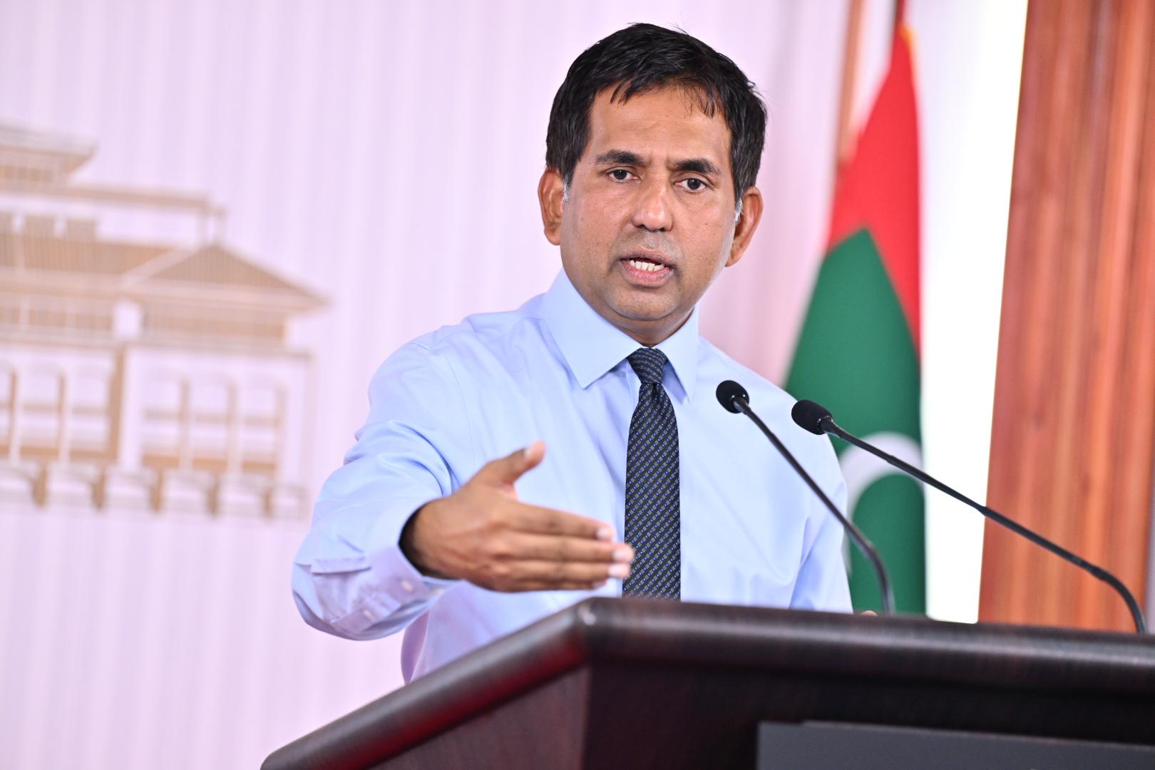 ރާއްޖެ ދަރުވާލުމުގެ މޭސްތިރިއަކީ އަމީރު: ވަޒީރު ސައީދު